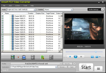 Phần mềm đổi đuôi clip về FLV 08FLV-Video-Converter350