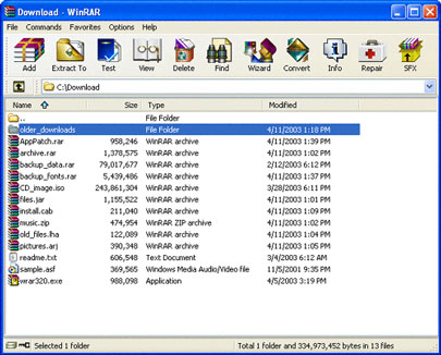 WinRar 4.1.65 Full - Link Mediafire - Phần mềm full